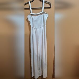 Wild Fable Light Gray Wideleg Jumpsuit Size Small